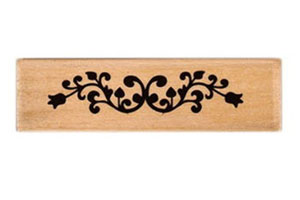 Artisan A42-22-03 Wood and Rubber Rectangle Stamp