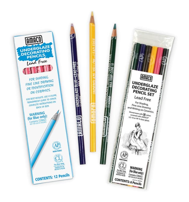 Underglaze Chalk, Crayons, and Pencils