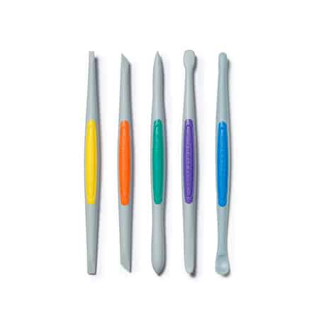 Xiem Clay Finishing Tools Flex-Firm Silicone 5pc Set