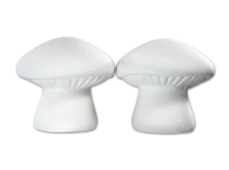 Wholesale Bisqueware - 2918 Mushroom Salt and Pepper Set