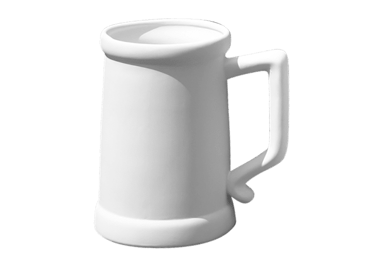Wholesale Bisqueware - 428 Beer Mug