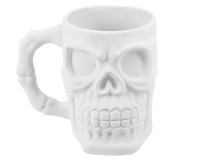 Wholesale Bisqueware - 466 Skull Stein