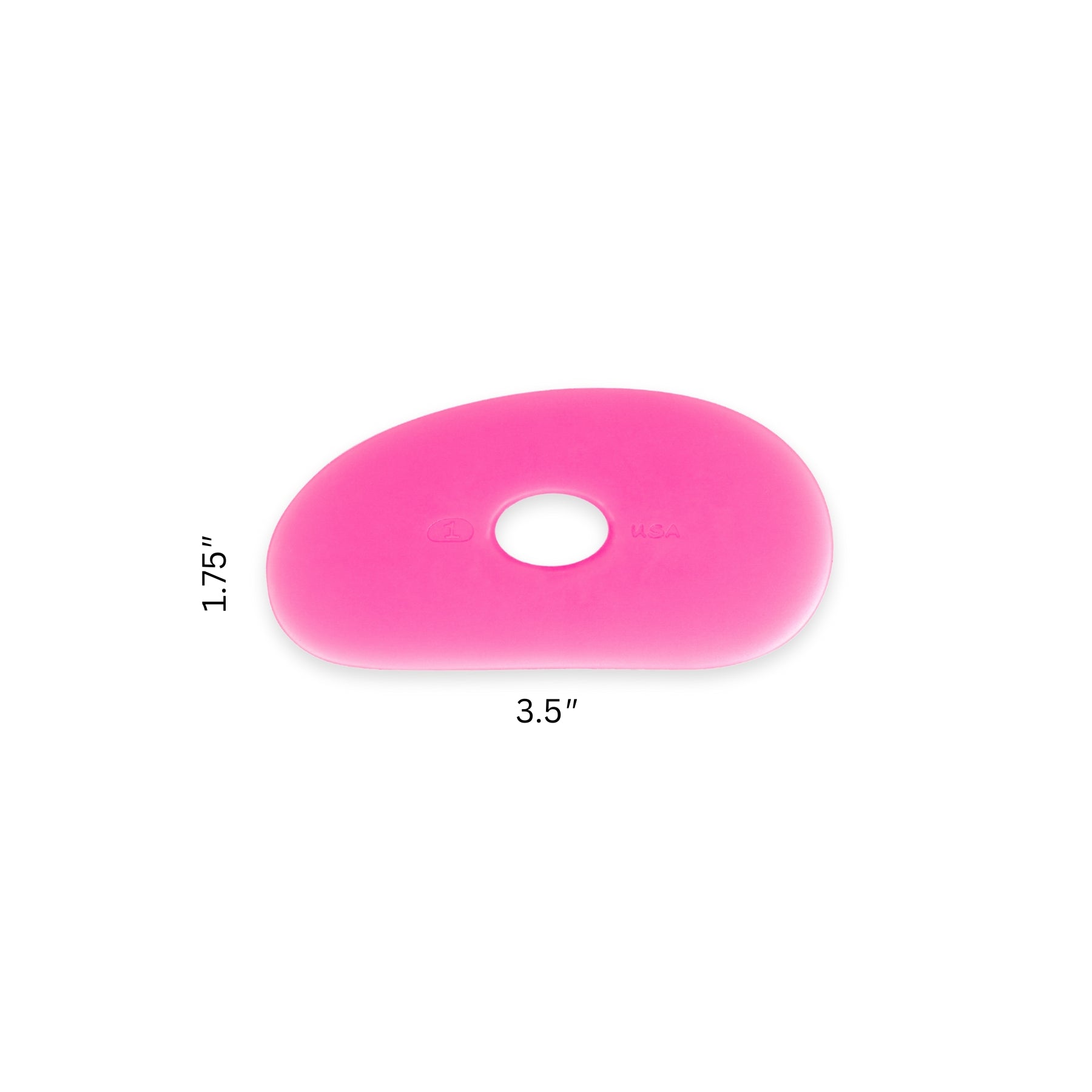 Mudtools Polymer Rib - Pink Ultra Soft - Shape 1 - Image 2