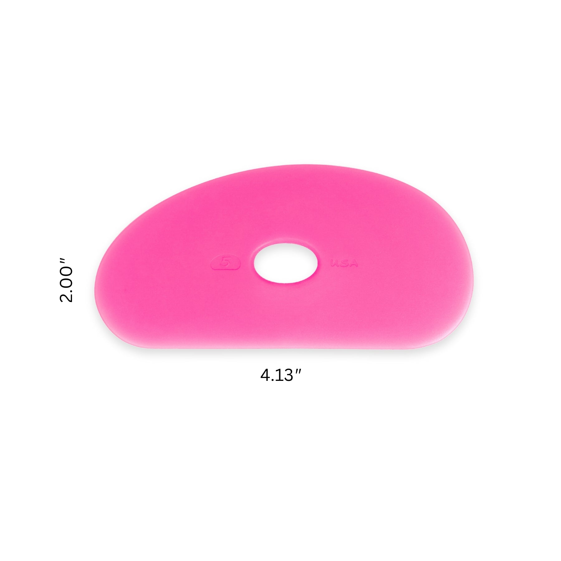 Mudtools Polymer Rib - Pink Ultra Soft - Shape 5 - Image 2