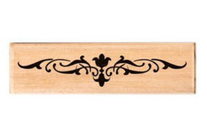 Artisan A42-21-03 Wood and Rubber Rectangle Stamp