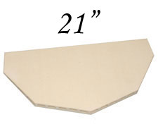 Hollowcore 21" 10 Sided Half Shelf