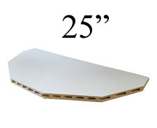 Hollowcore 25" 12 Sided Half Shelf