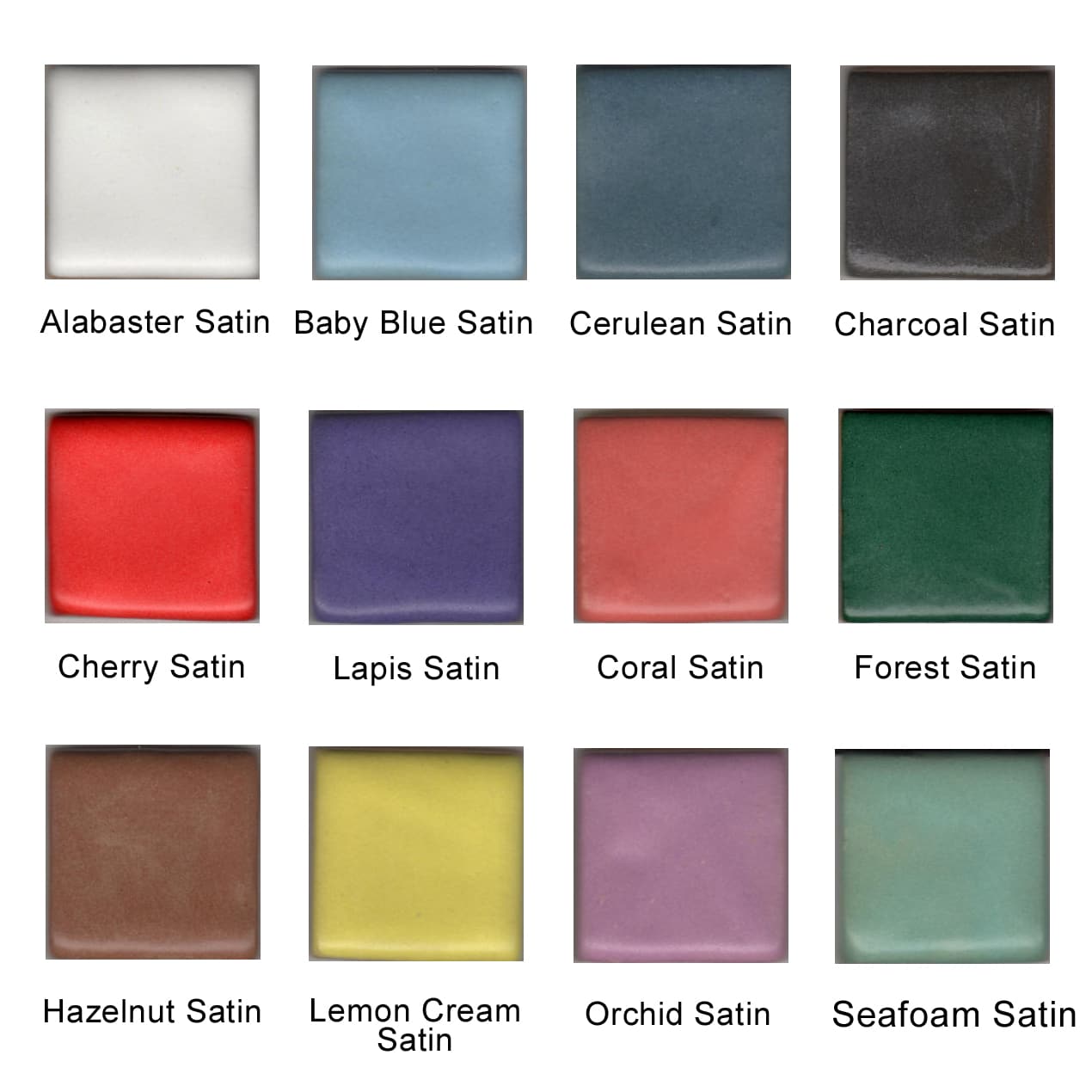 Coyote Sample Kit #5 Set of 12 Satin 4oz Glazes