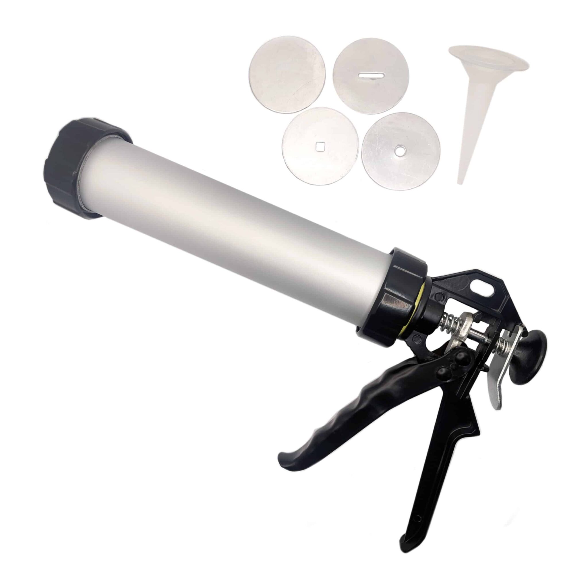 CLG02P Light Duty Clay Extrusion Gun with 4 Basic Dies