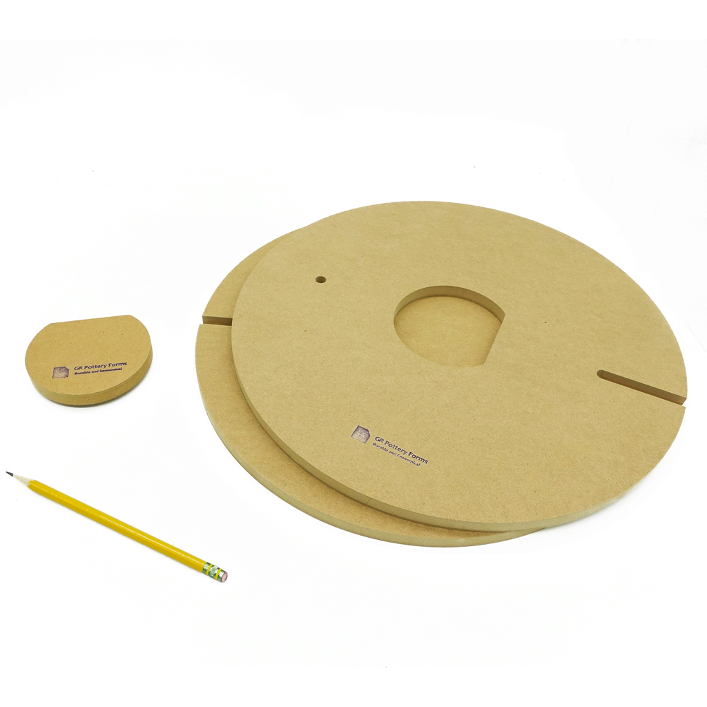 G.R. Pottery Forms - WA2 Wheel Attachment System - 3pc