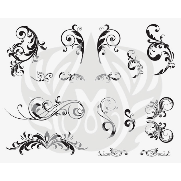 Mayco Designer Silkscreen DSS-103 Flourishes - 15" x 12"