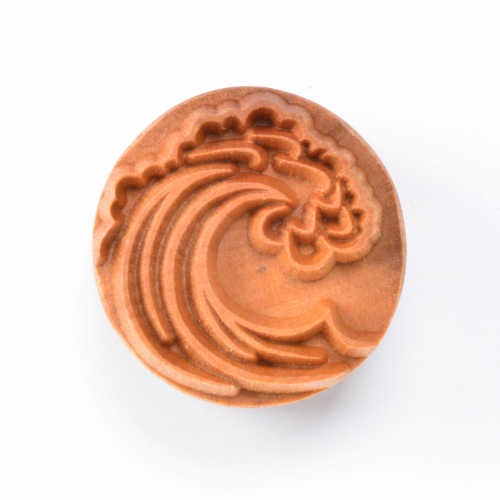 MKM SCL-042 Large Round Stamp - Big Wave