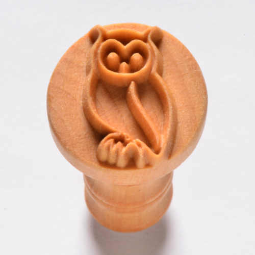 MKM SCM-209 Medium Round Stamp - Owl
