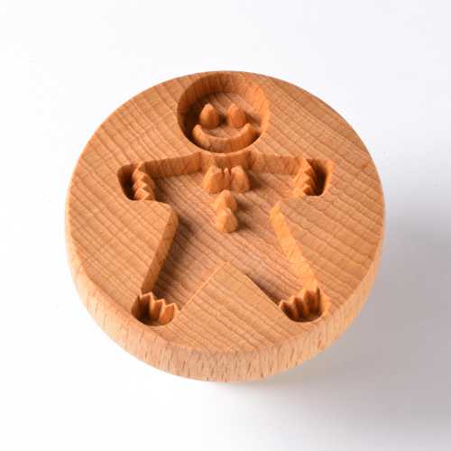 MKM SCXL-039 Extra Large Round Stamp - Gingerbread Man