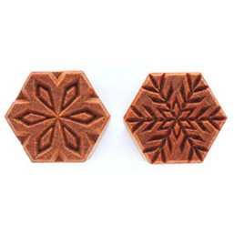 Snowflake Shaped Stamps
