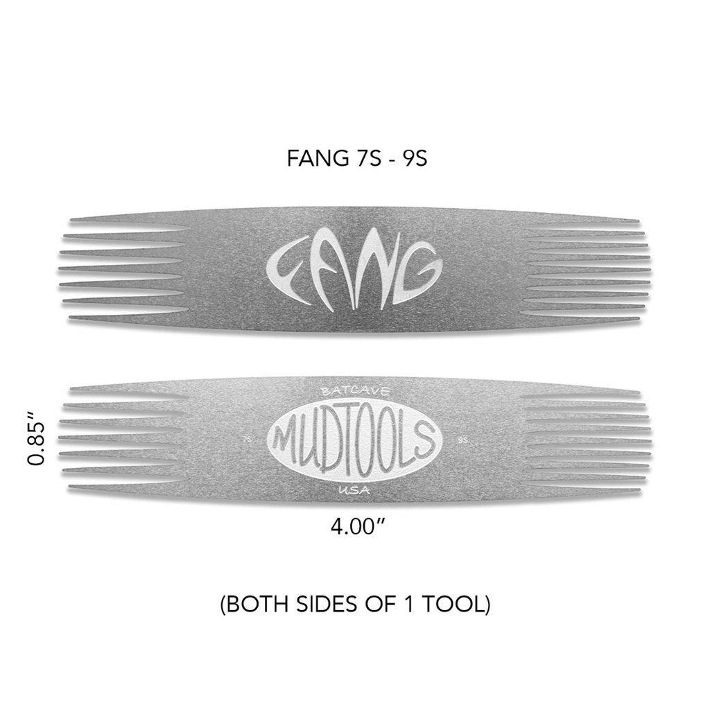 Mudtools Fang Stainless Steel Scoring Tool - Small 7S-9S