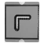 North Star 997B - Outside Corner Tile Die for Big Blue Extruder