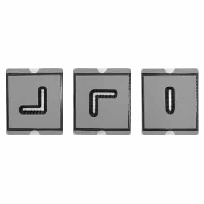 North Star 997 - Tile Accessory Complete 3pc Die Set for Big Blue Extruder