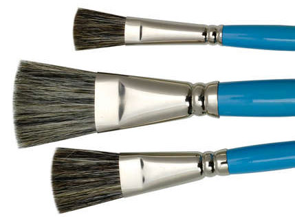 RSET-Y 3pc Ox Hair Glaze Brush Set | Clay King