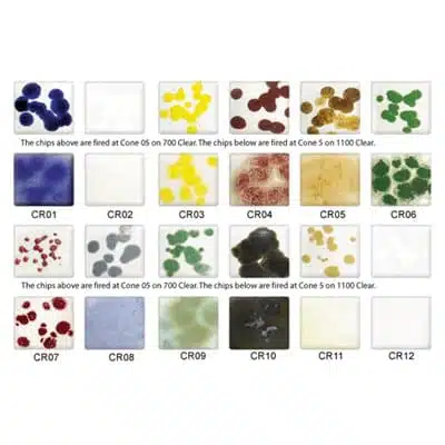 Spectrum Glaze Crystals Kit Set of 12 1oz Bottles