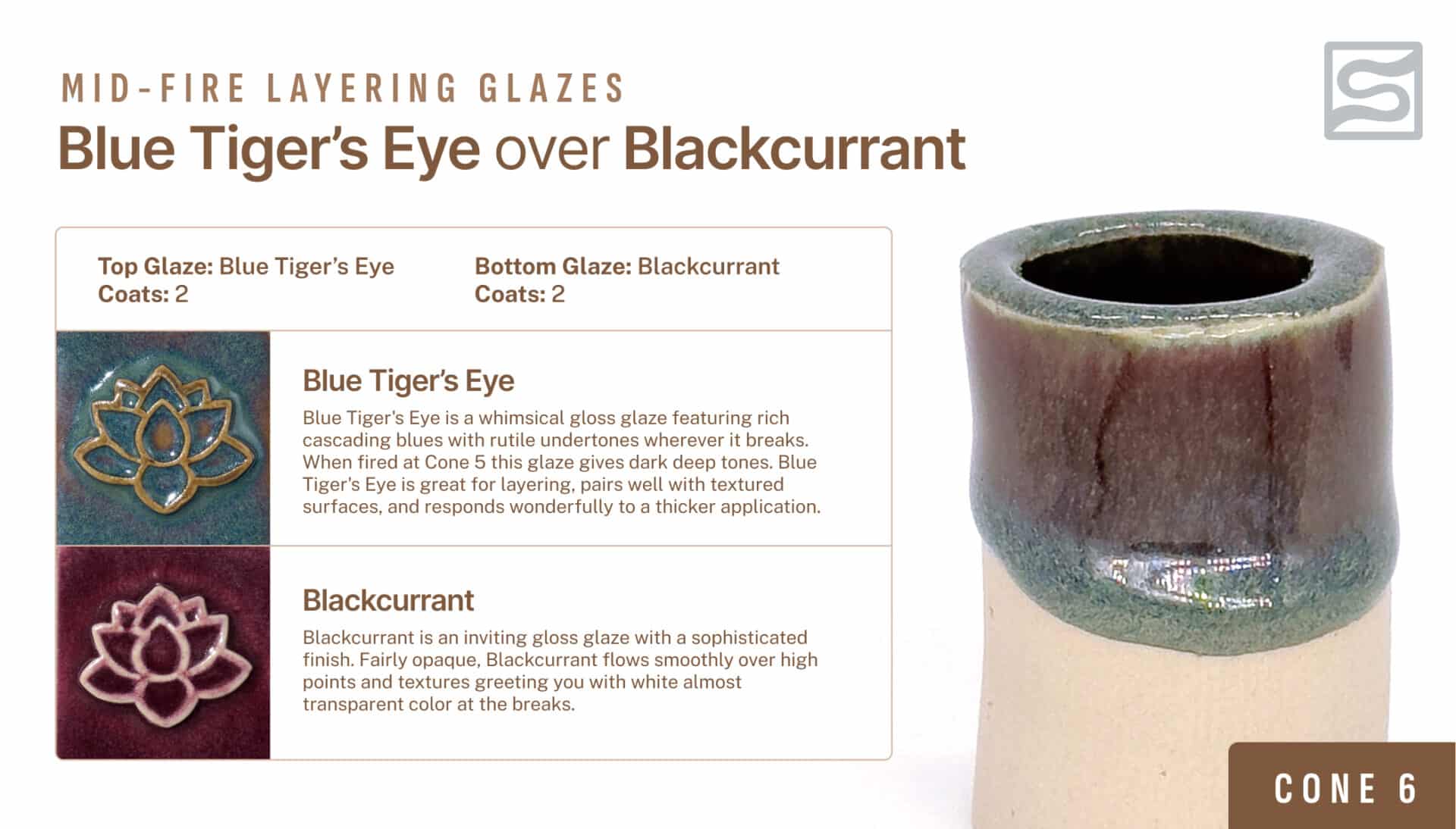 パーツ speedball Speedball Mid-Fire - 002100 Blue Tiger's Eye - Pint | Clay King