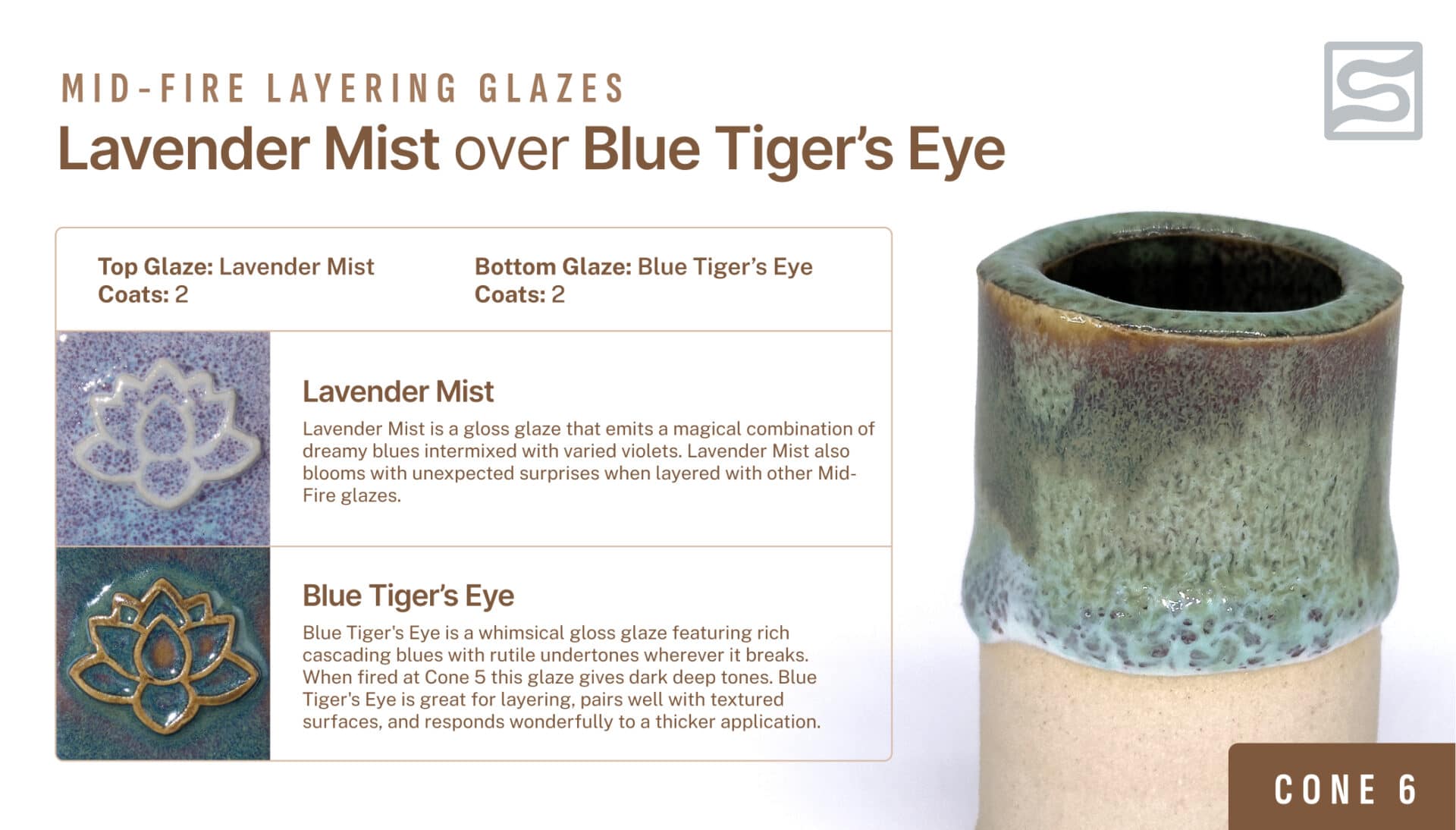 Speedball Mid-Fire - 002107 Lavender Mist - Pint | Clay King