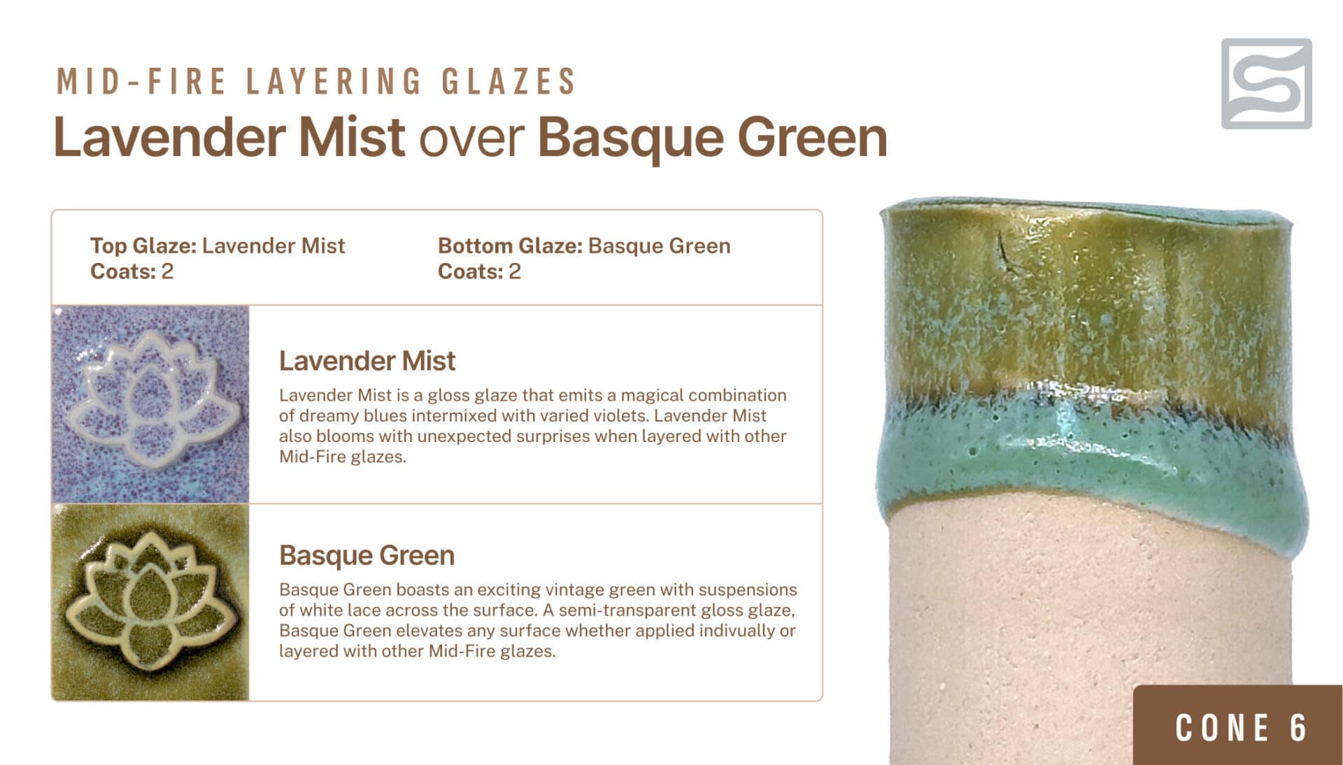 Speedball Mid-Fire - 002107 Lavender Mist - Pint | Clay King