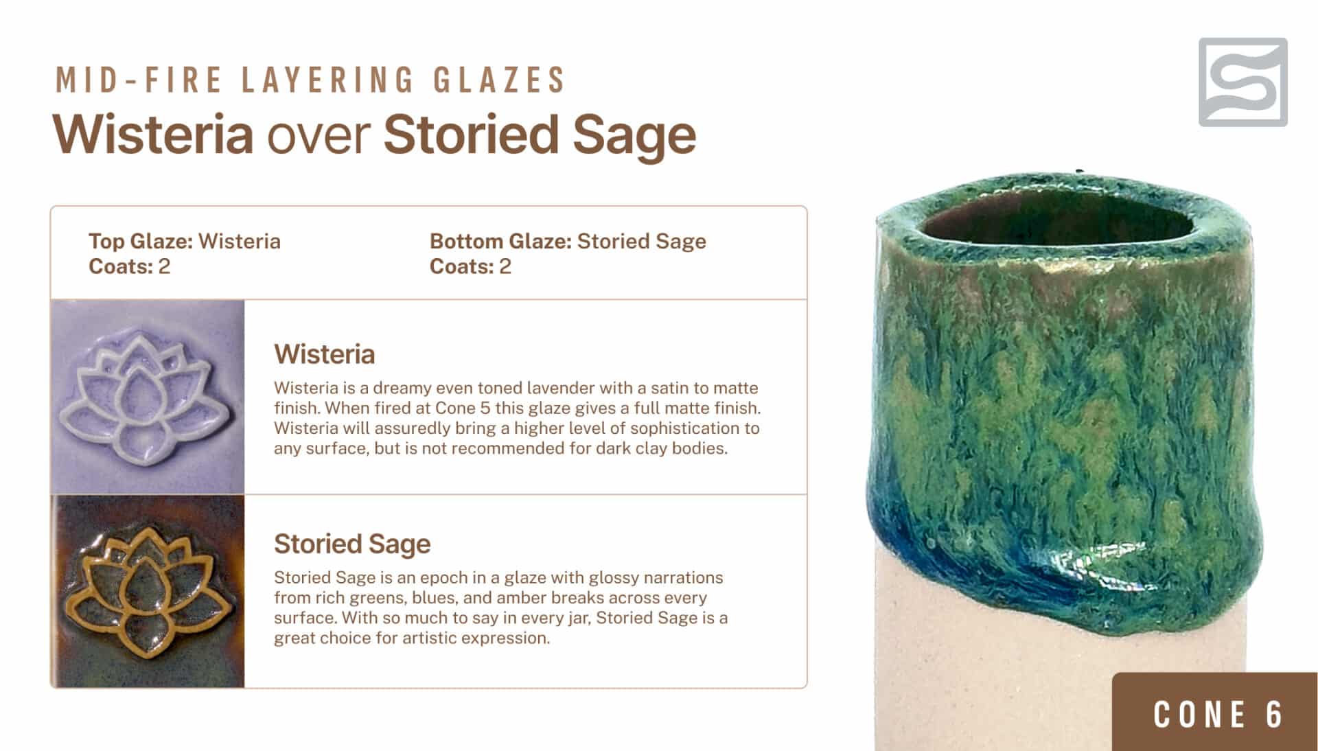 Speedball Mid-Fire - 002109 Wisteria - Pint | Clay King