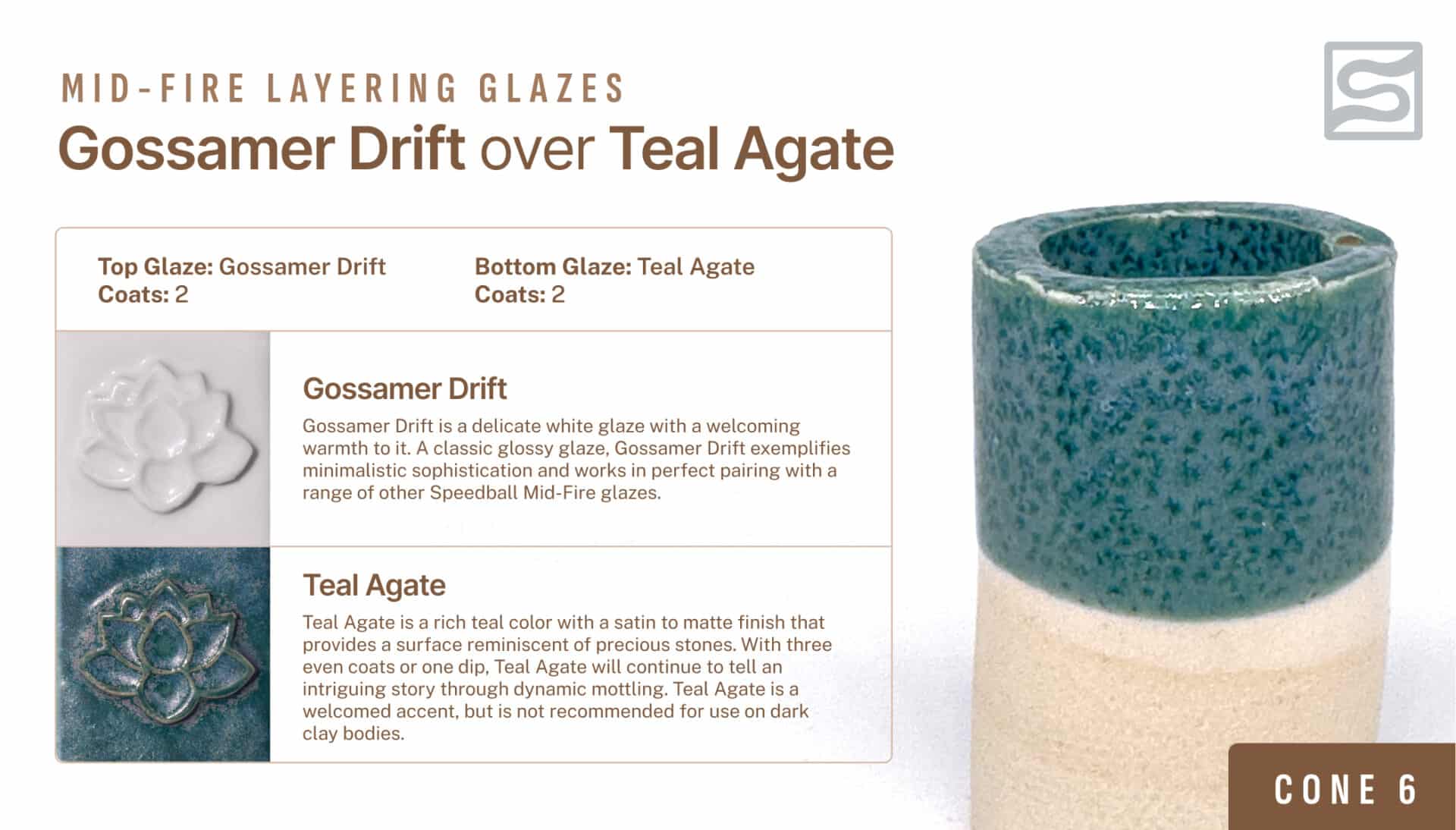 Speedball Mid-Fire - 002113 Gossamer Drift - Pint | Clay King