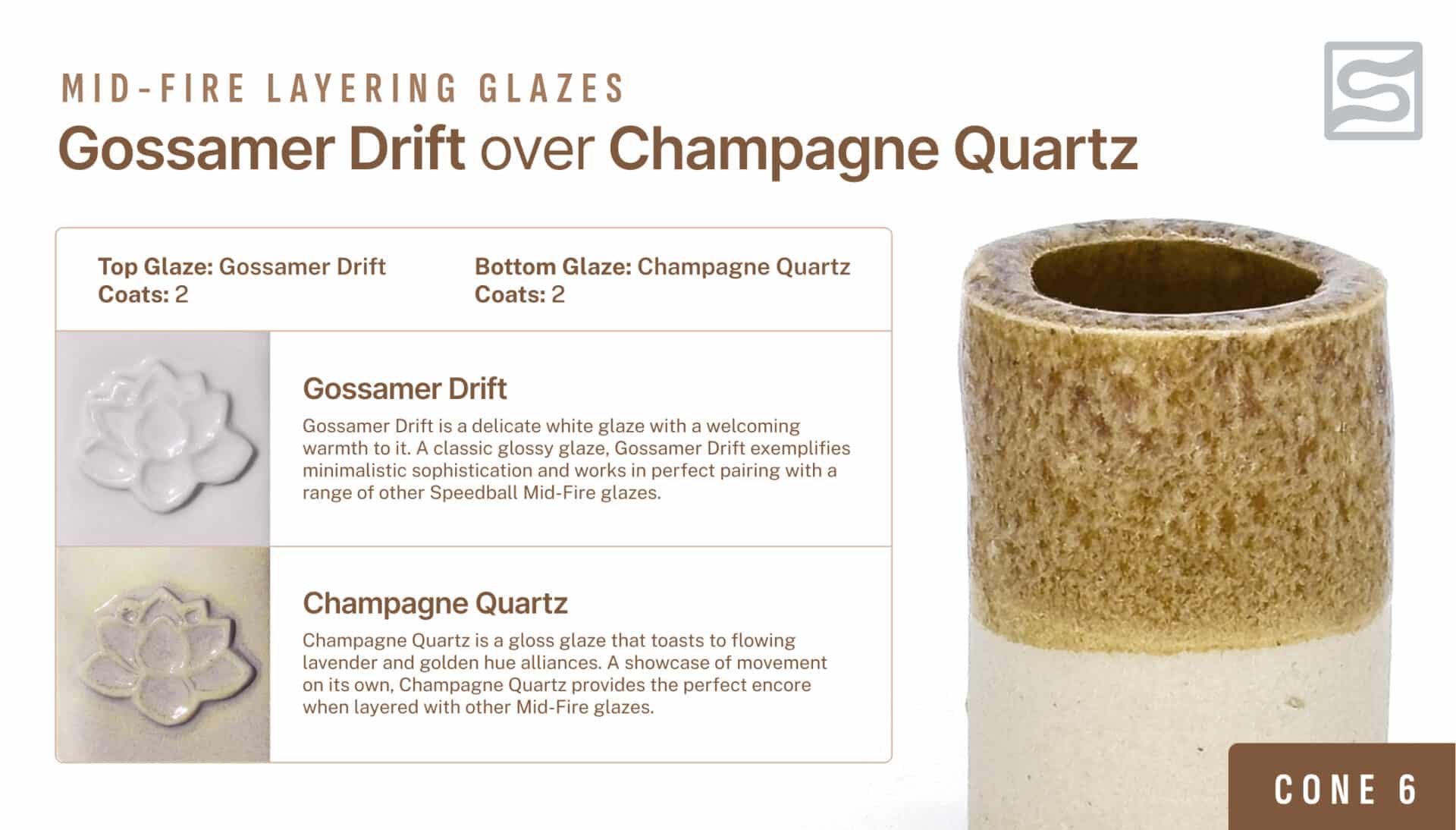 Speedball Mid-Fire - 002113 Gossamer Drift - Pint | Clay King