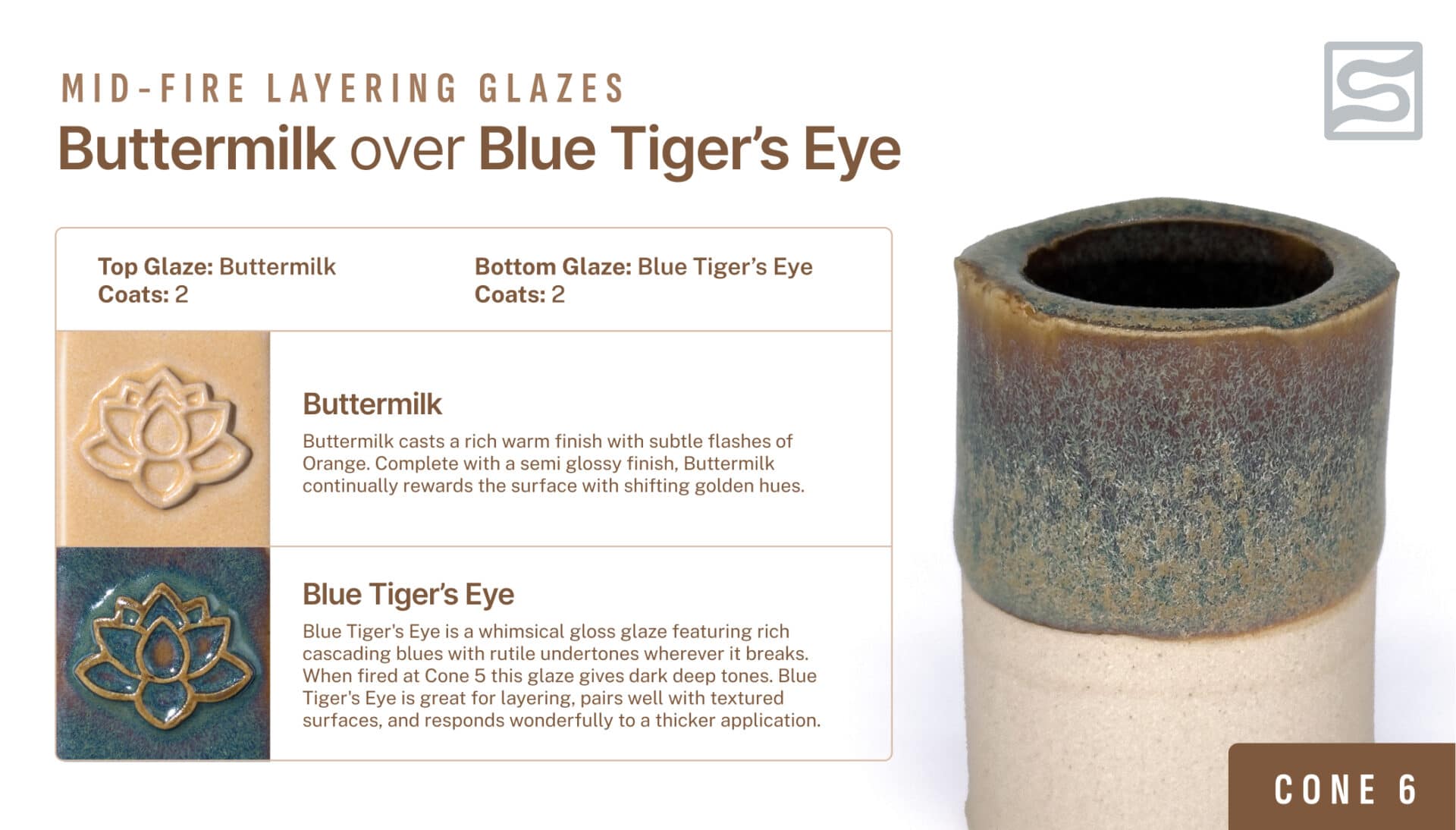 Speedball Mid-Fire - 002118 Buttermilk - Pint | Clay King