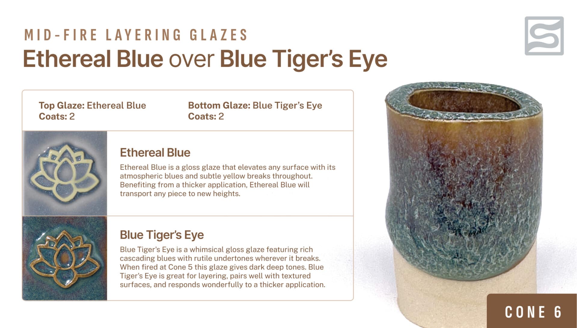 Speedball Mid-Fire - 002123 Ethereal Blue - Pint | Clay King