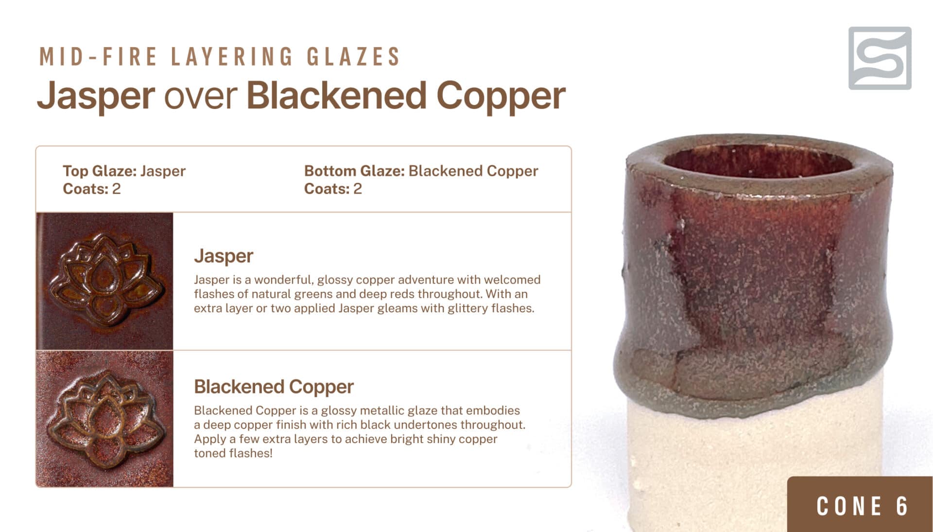 Speedball Mid-Fire - 002125 Jasper - Pint | Clay King