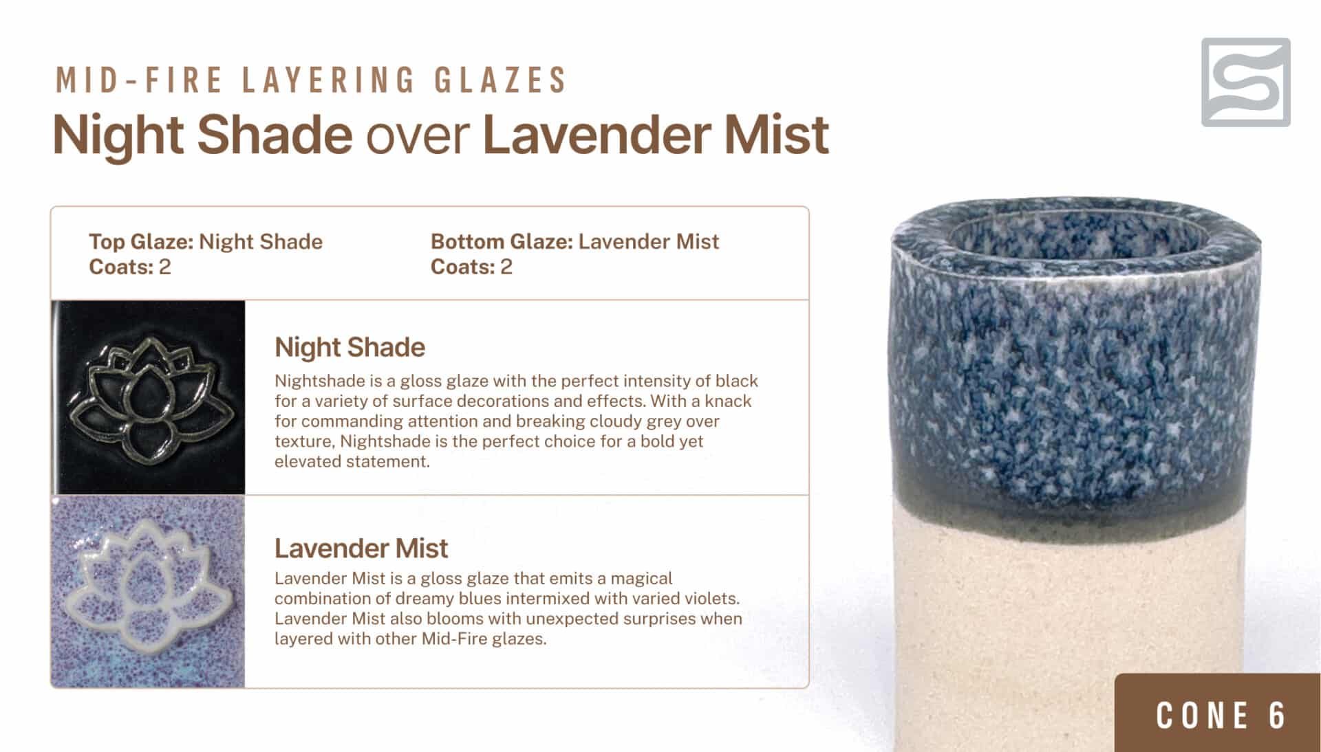 Speedball Mid-Fire - 002126 Nightshade - Pint | Clay King