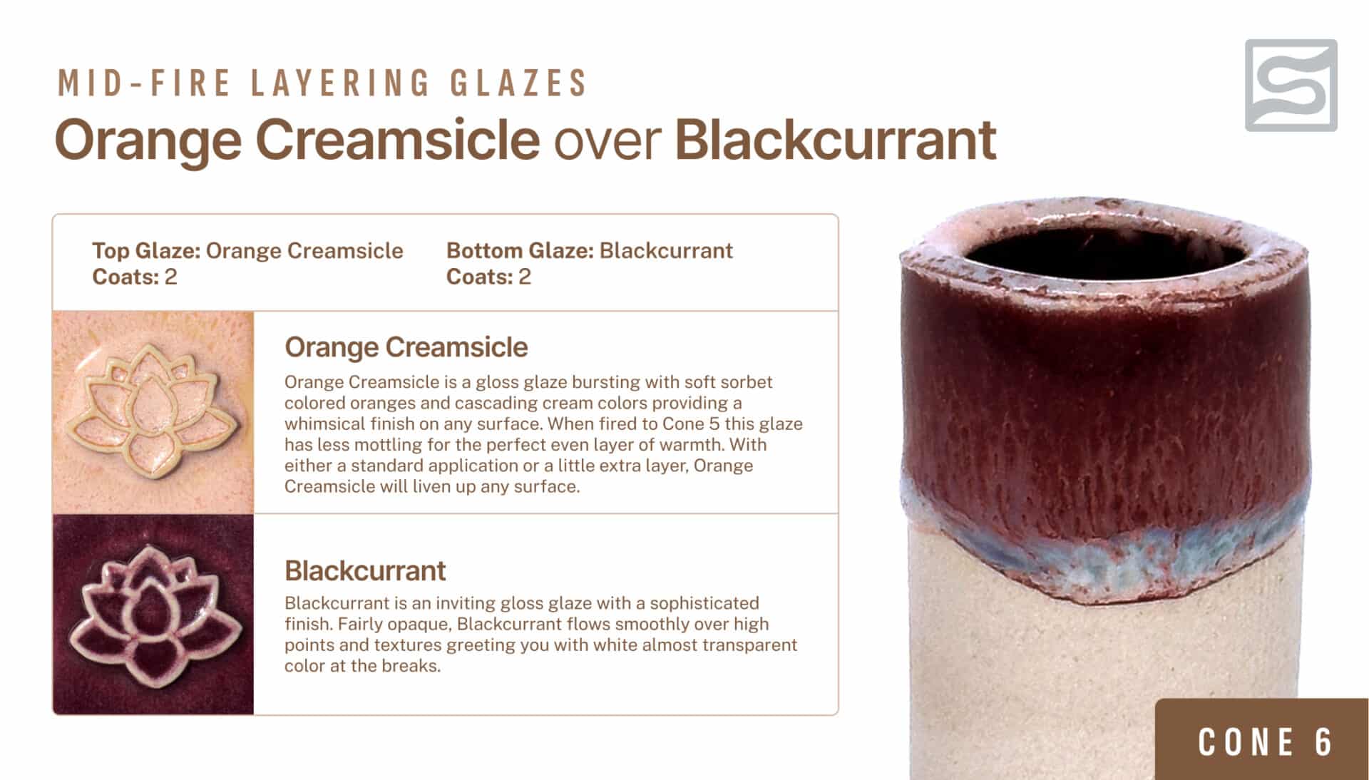 Speedball Mid-Fire - 002129 Orange Creamsicle - Pint | Clay King
