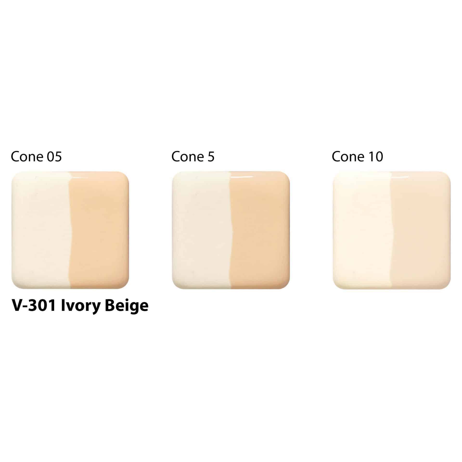 Amaco Velvet Underglaze - V-301 Ivory Beige - Image 2