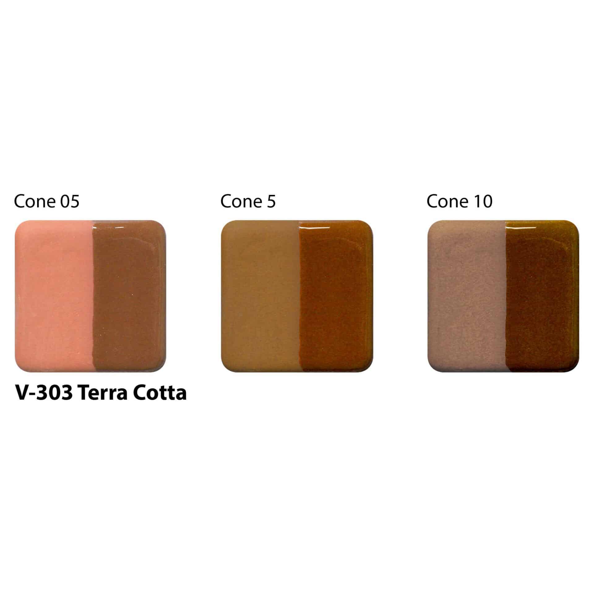 Amaco Velvet Underglaze - V-303 Terra Cotta - Image 2