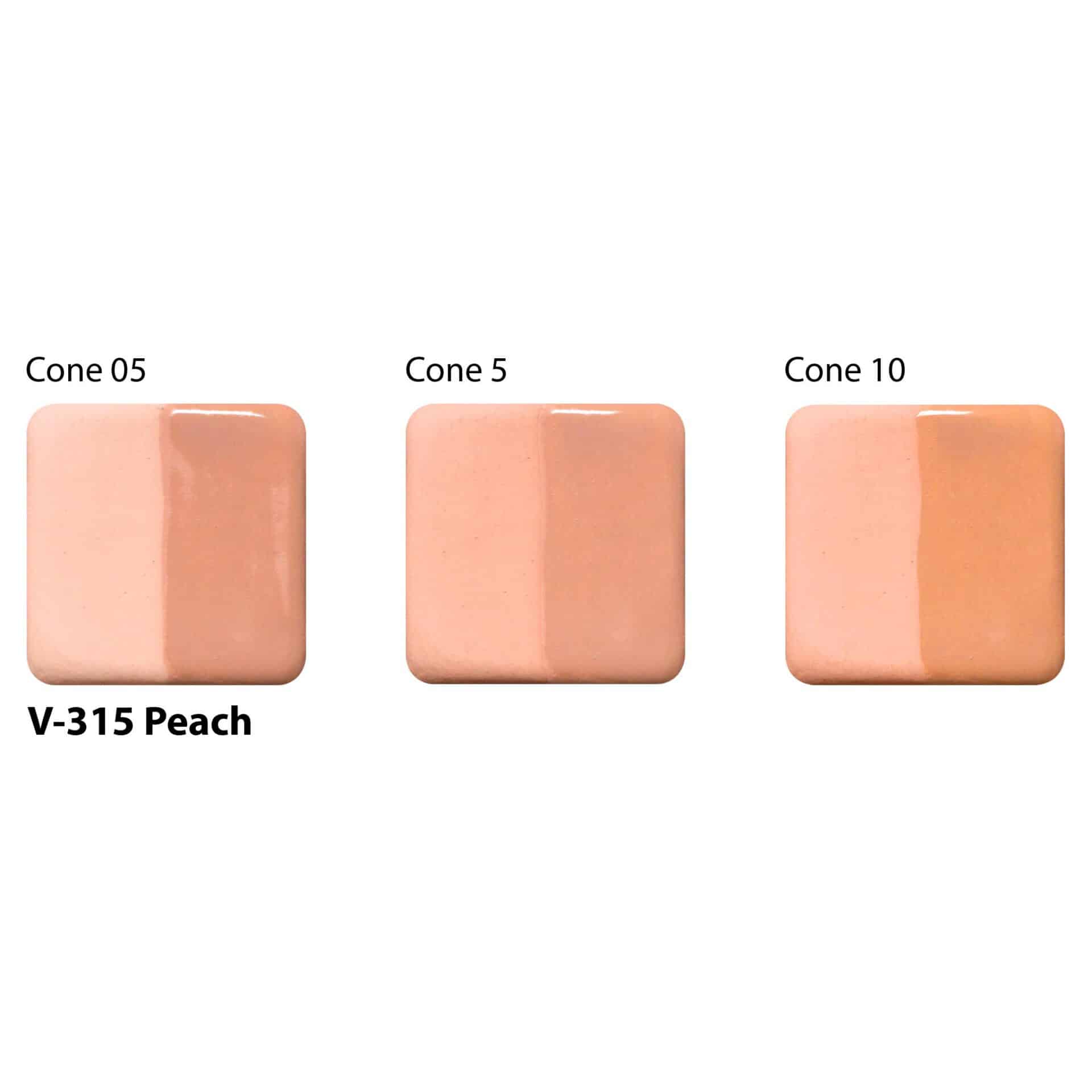 Amaco Velvet Underglaze - V-315 Peach - Image 2