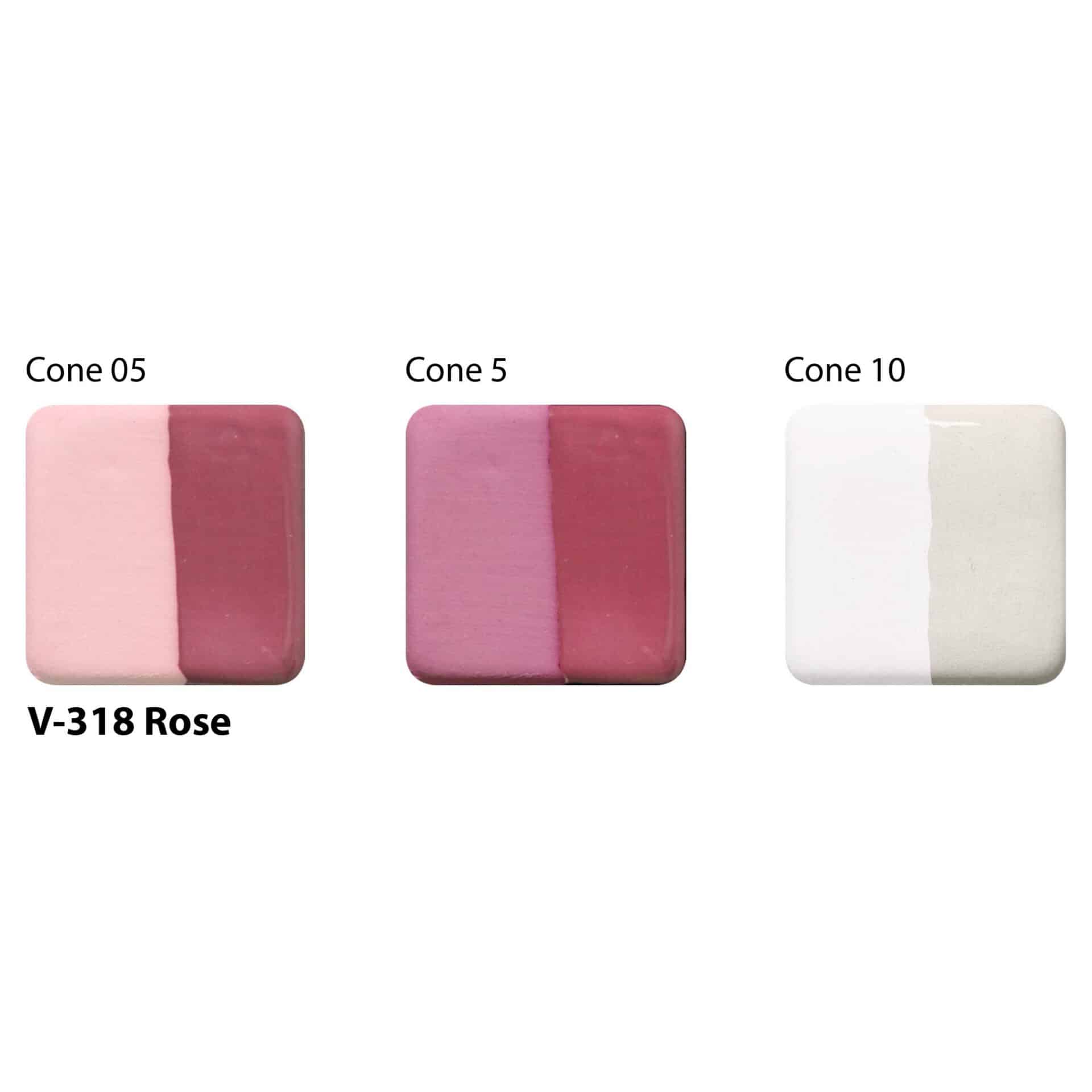 Amaco Velvet Underglaze - V-318 Rose - Image 2