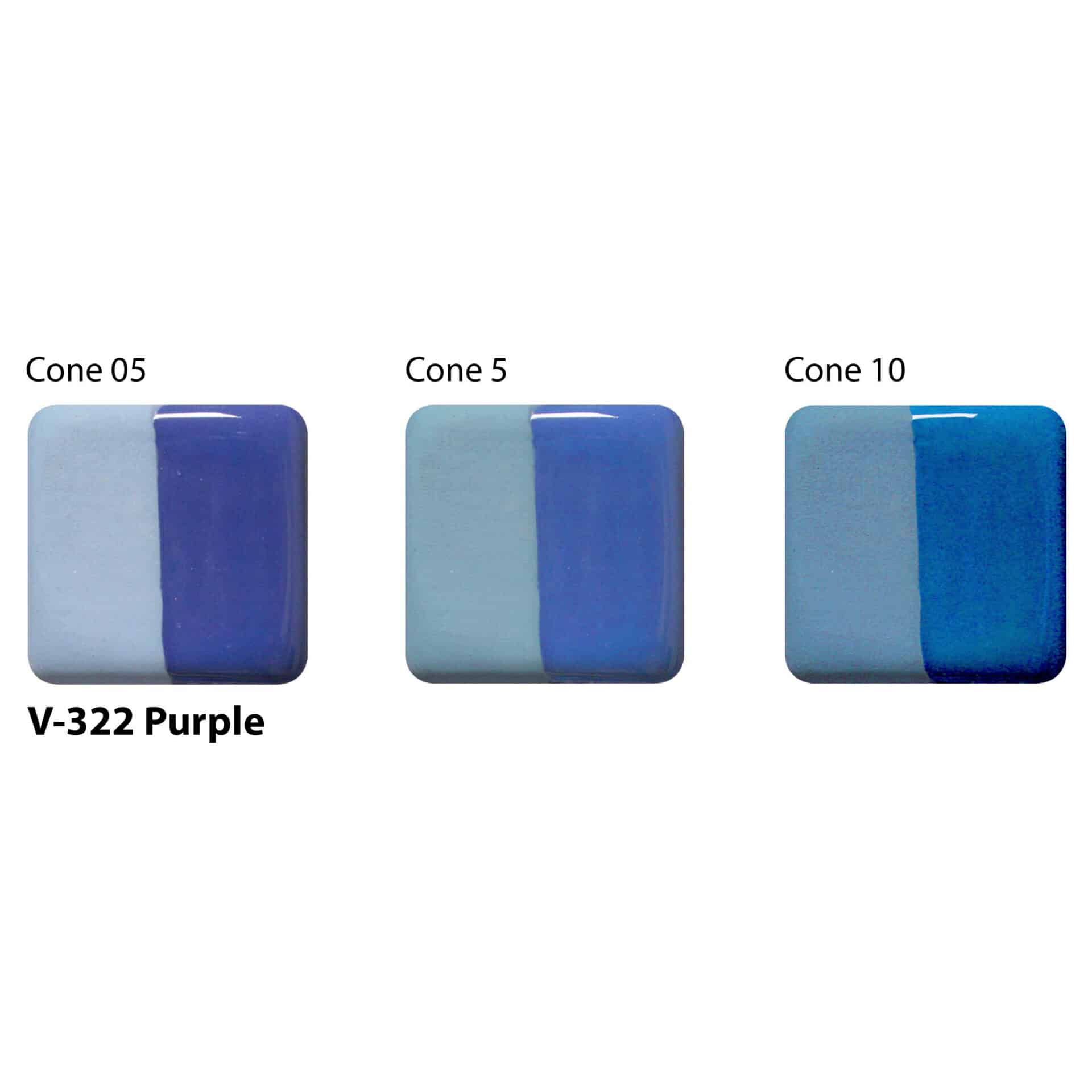 Amaco Velvet Underglaze - V-322 Purple - Image 2