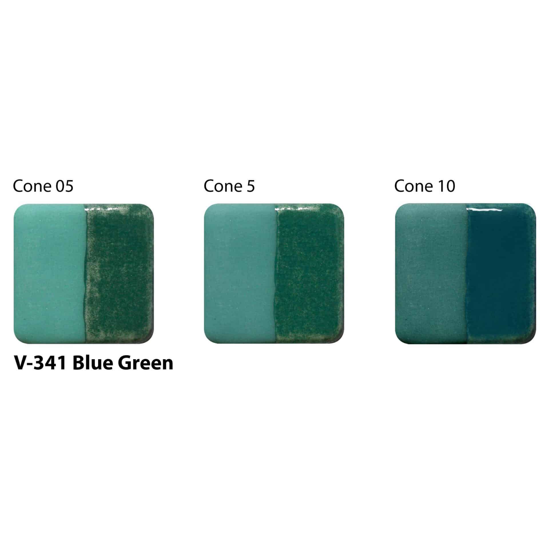 Amaco Velvet Underglaze - V-341 Blue Green - Image 2
