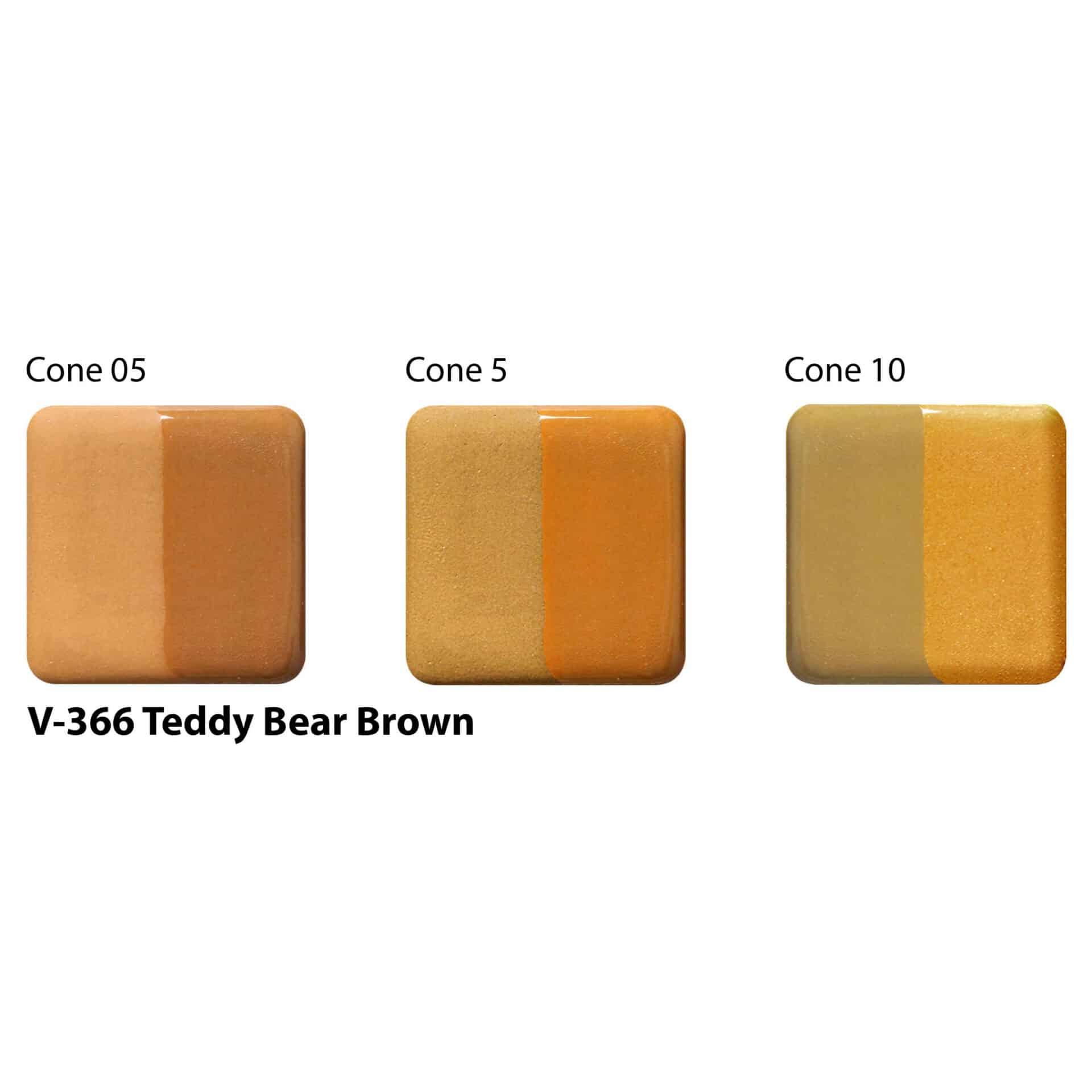 Amaco Velvet Underglaze - V-366 Teddy Bear Brown - Image 2