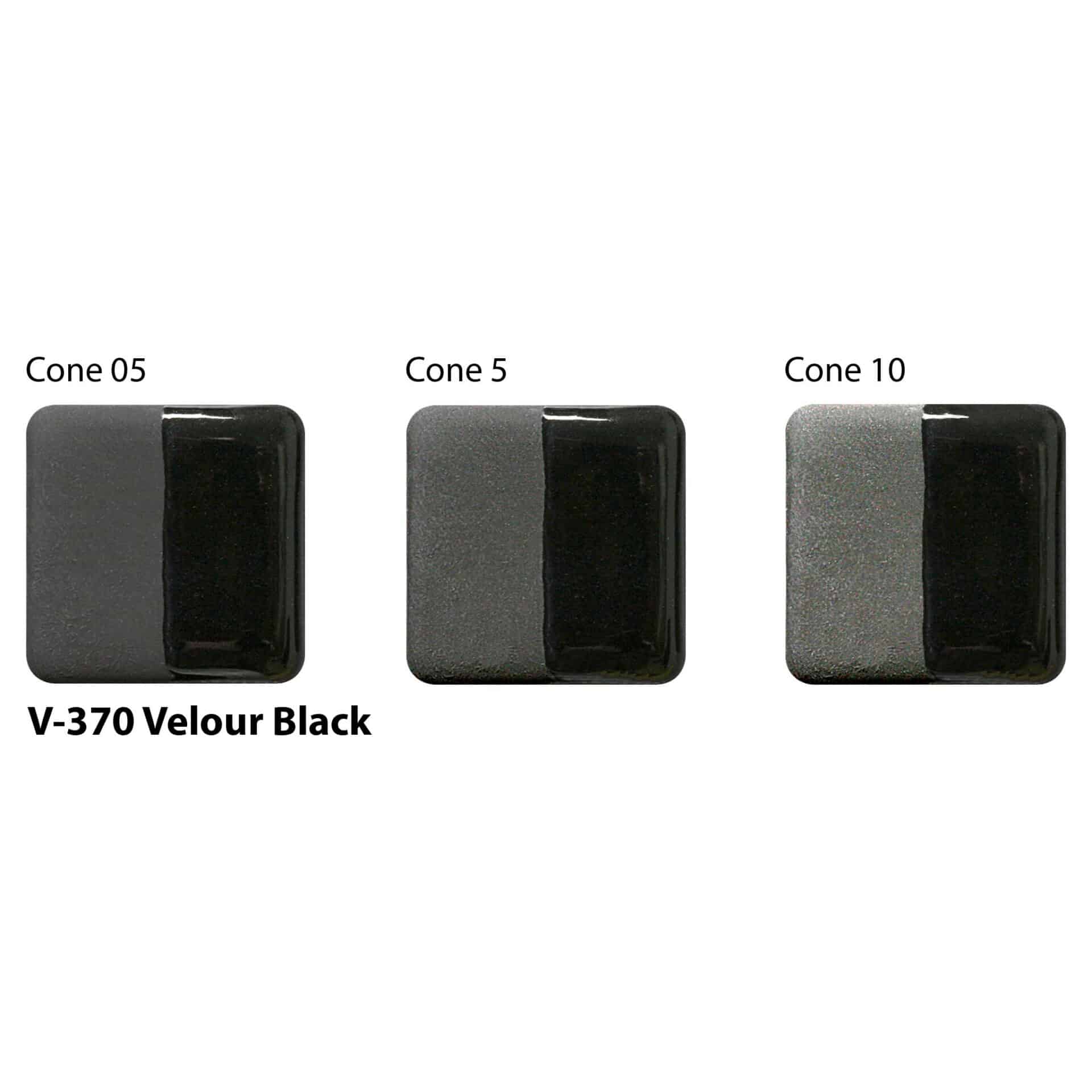 Amaco Velvet Underglaze - V-370 Velour Black - Image 2