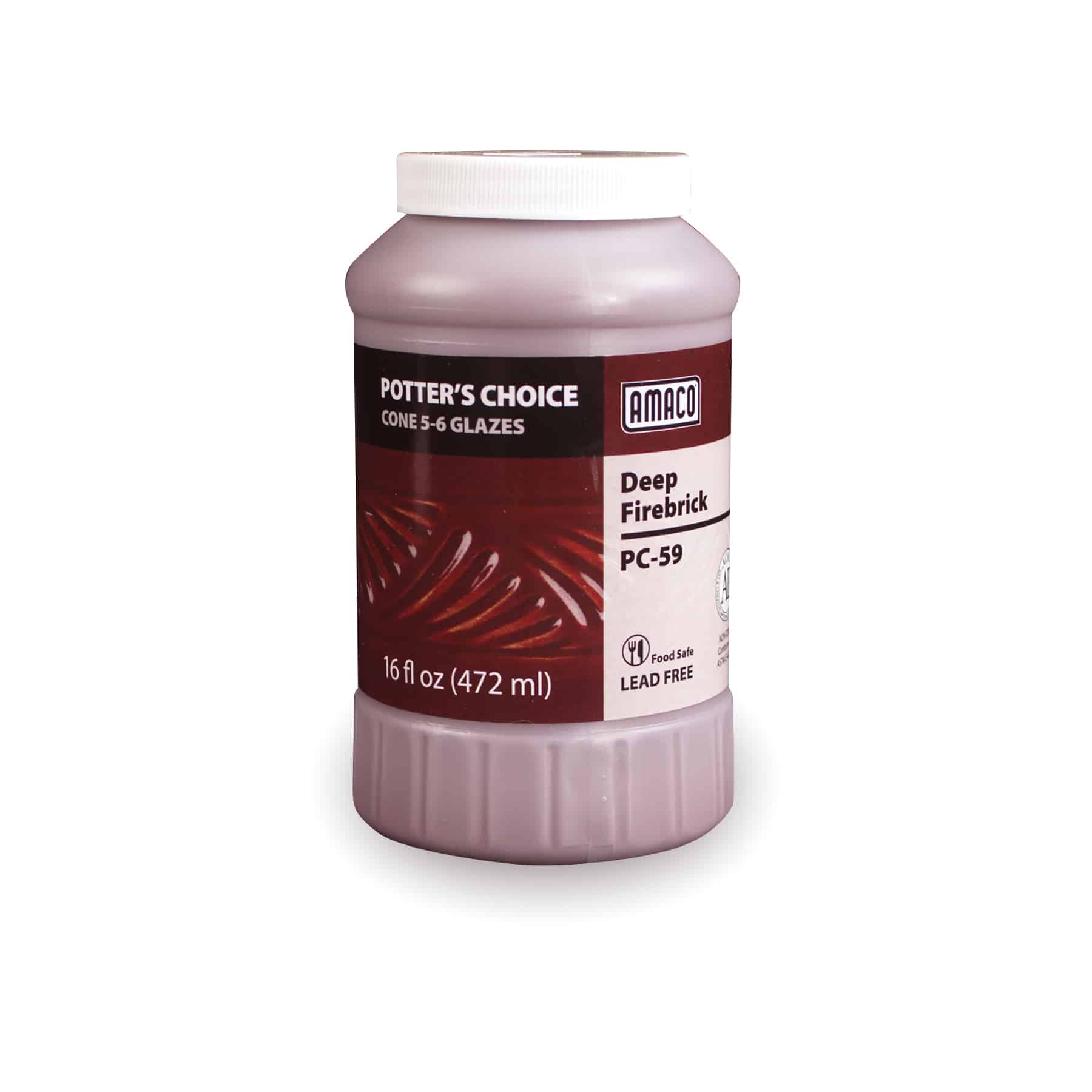 Amaco Potter's Choice - PC-59 Deep Fire Brick Red - Image 4