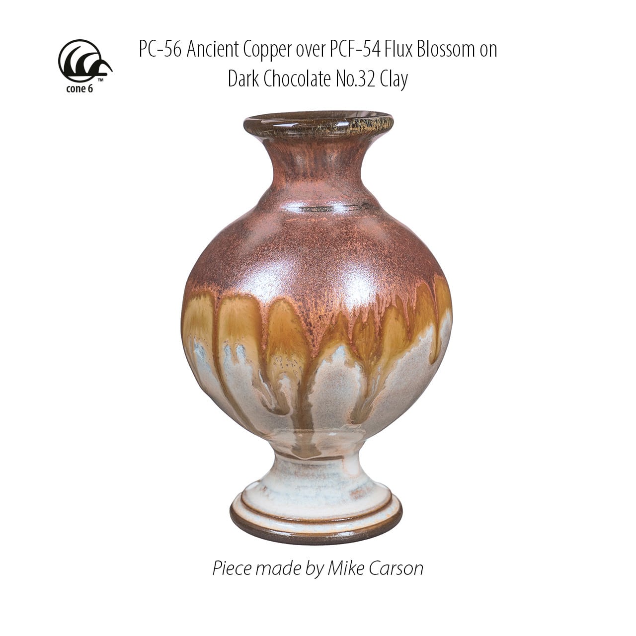 asimocrafts sai_b_asi MOLDS限定　copper Amaco Potter's Choice - PC-56 Ancient Copper - Pint | Clay King