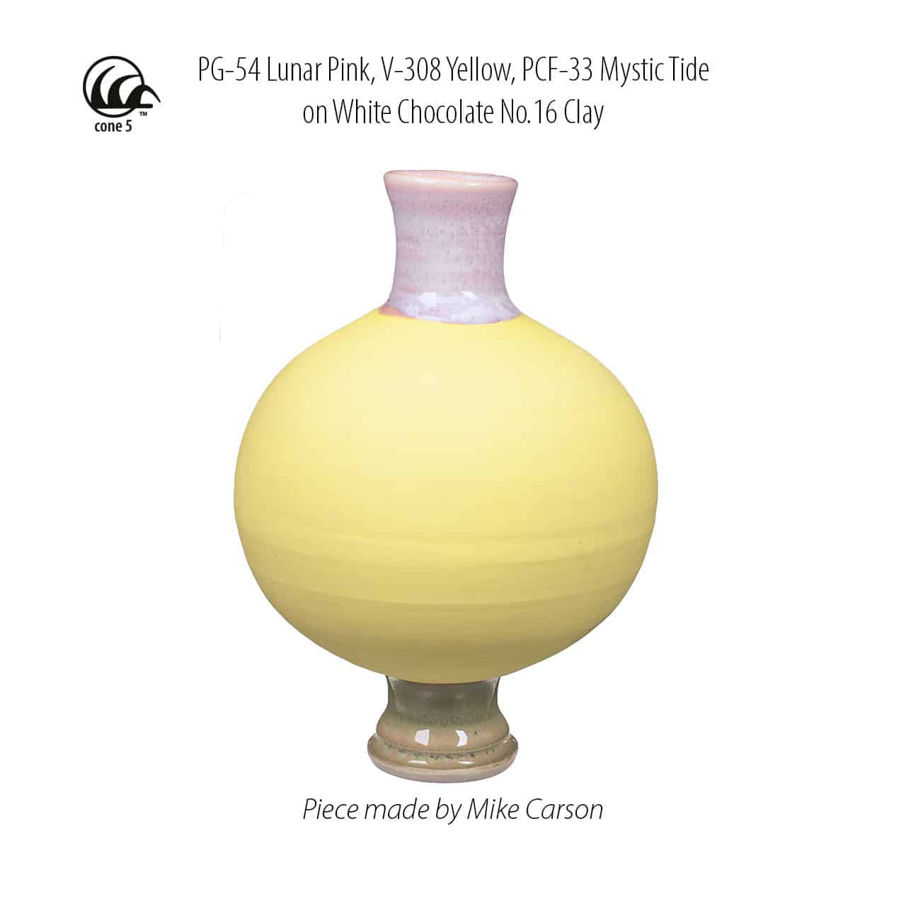 Amaco Velvet Underglaze - V-308 Yellow - Image 3