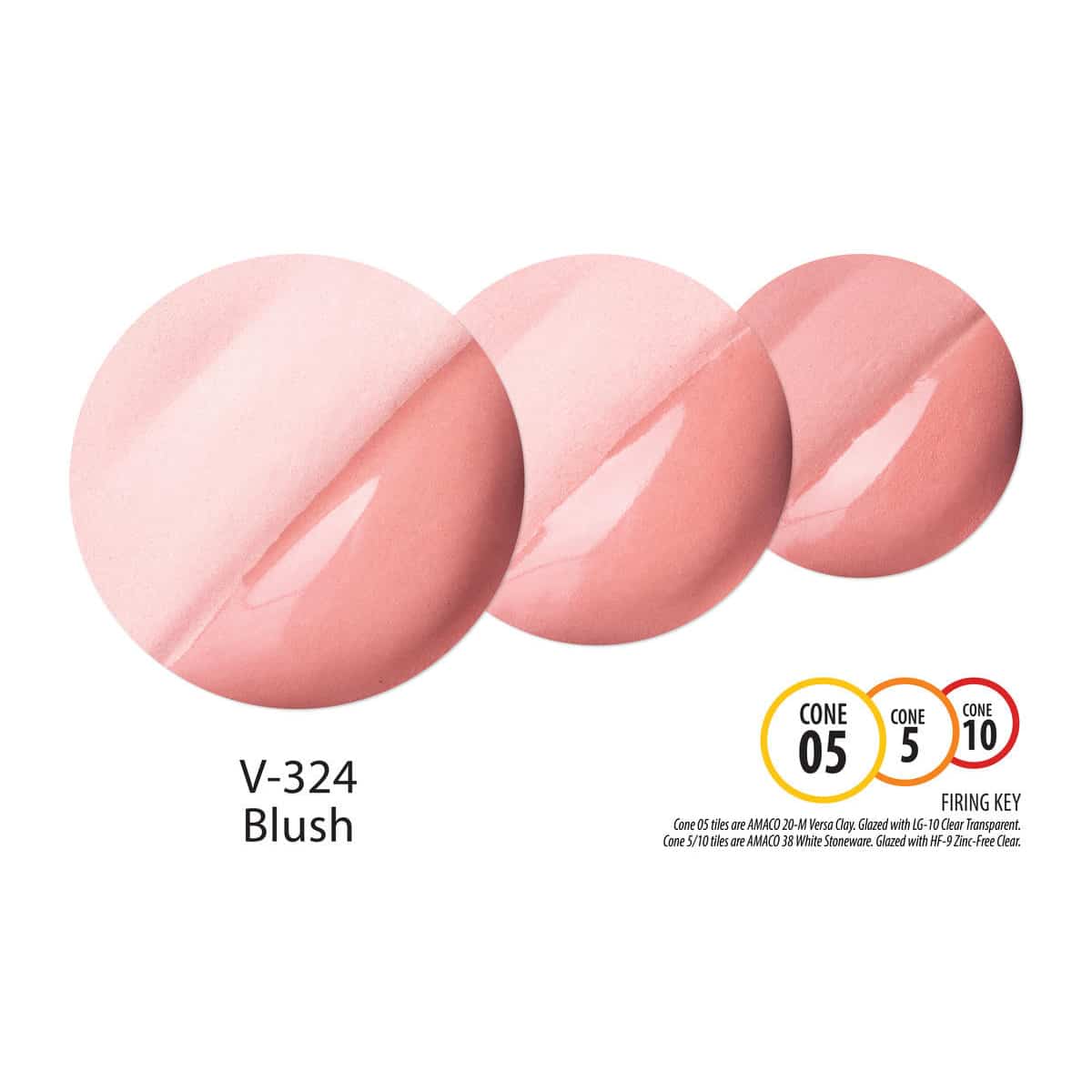Amaco Velvet Underglaze - V-324 Blush - Image 2