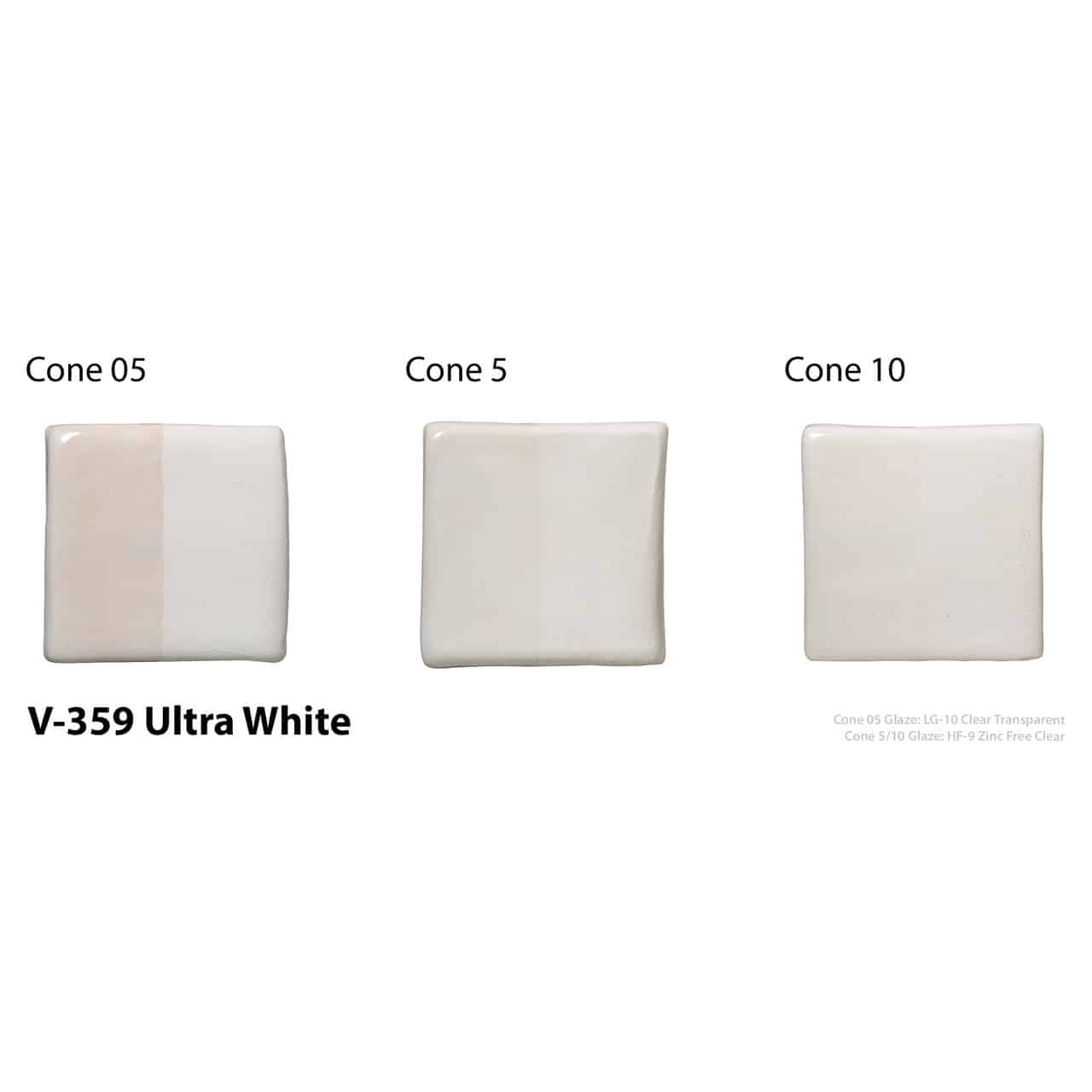 Amaco Velvet Underglaze - V-359 Ultra White - Image 2