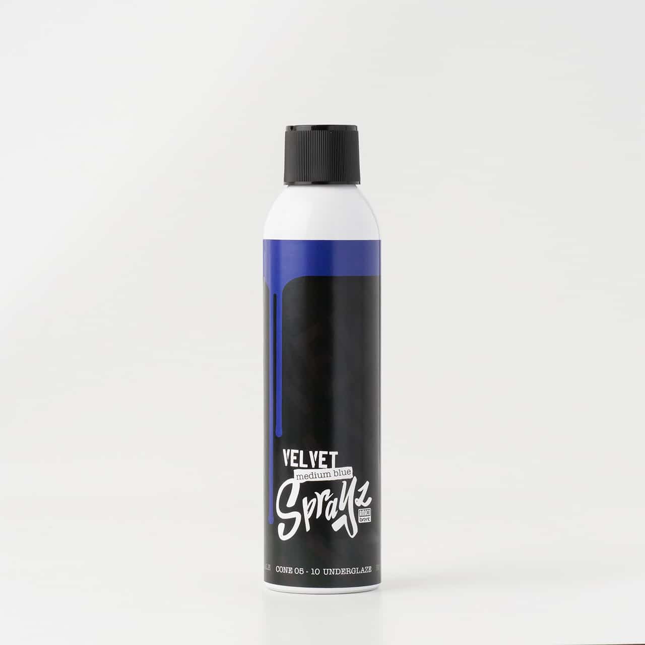 Amaco Velvet Sprayz - VS326 Medium Blue - 10 oz - Image 2