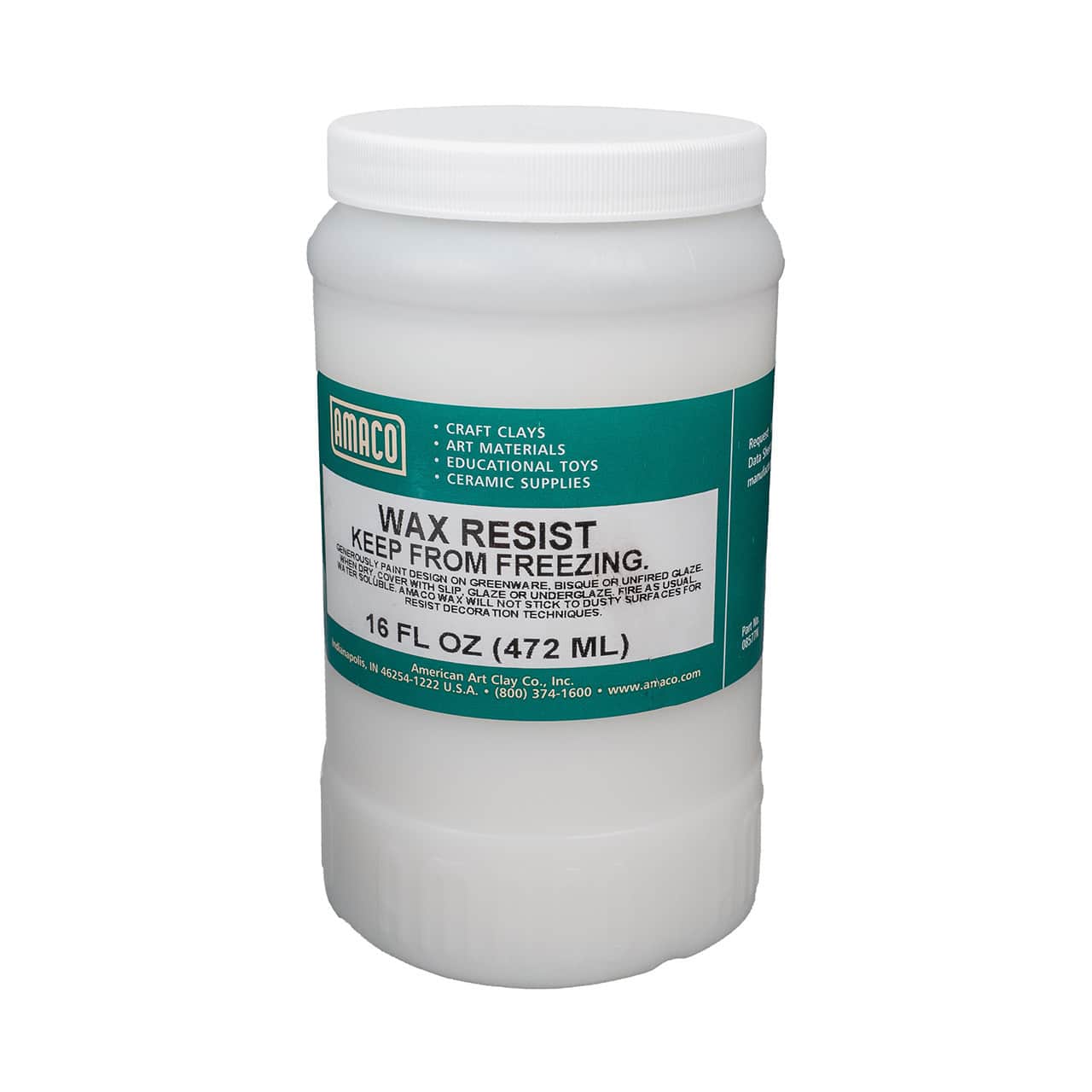 Amaco Wax Resist - Pint (16 oz.)